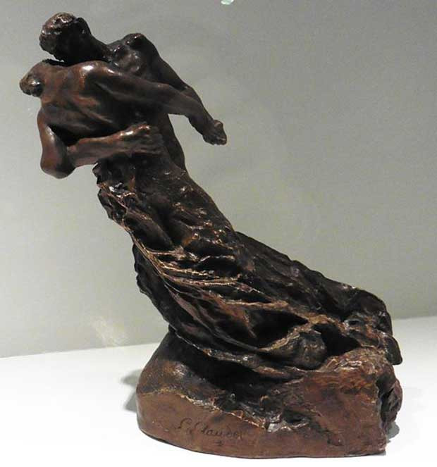 Camille Claudel, La Valse, bronze, (1889-1905), présenté au Musée d'Art et d'Industrie de Roubaix la Piscine en 2014-2015. Wikimedia Commons/Pierre André