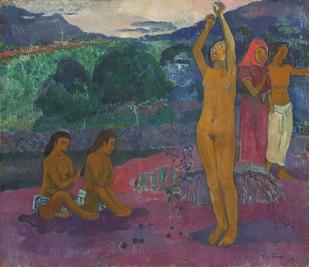 Paul Gauguin, L’Invocation, 1903, huile sur toile, 66,5 x 75,6 cm, Washington, National Gallery of Art.