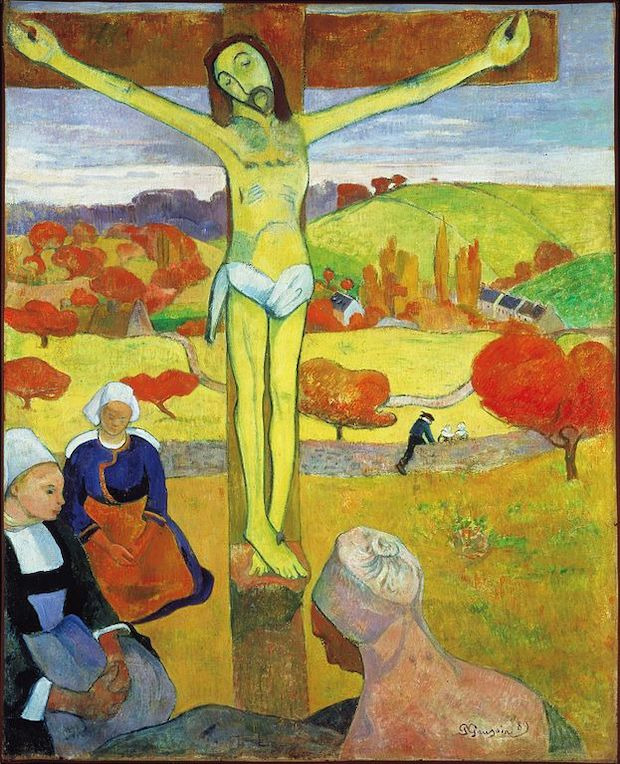 Paul Gauguin, Le Christ jaune, 1889, huile sur toile, 92 x 73,3 cm, Buffalo, collection Albright-Knox Art Gallery.